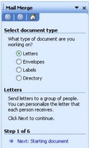 Mail Merge In Word